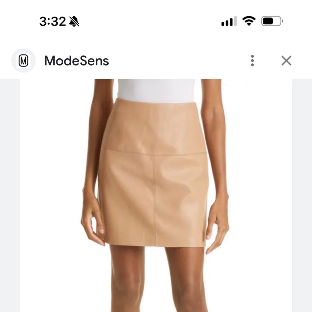 Ted Baker London Tan Mini Skirt